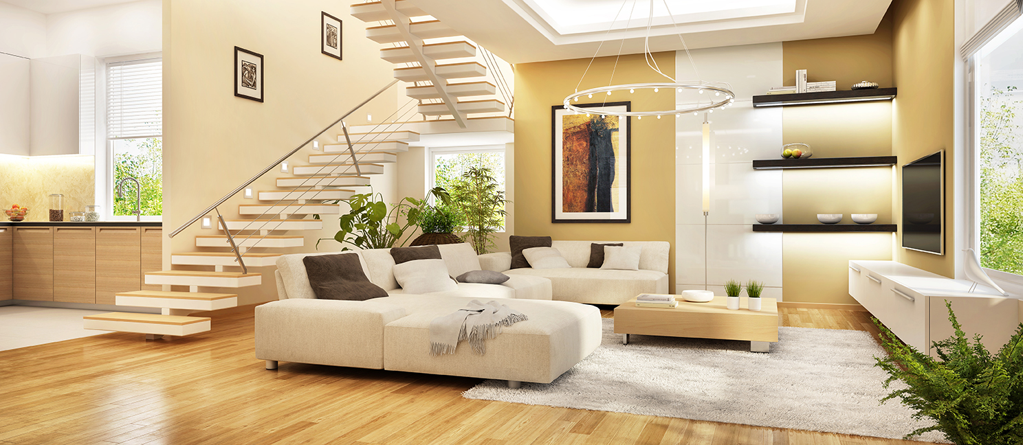 Interior house painting project