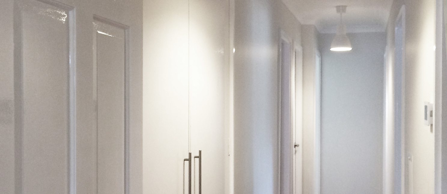 Wallpaper installation project